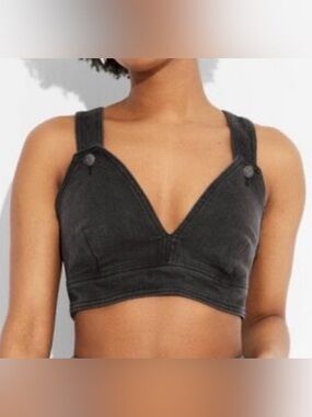 72. Wild Fable Denim Cropped Tank